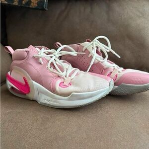 Nike Women's Pink and White Sneakers